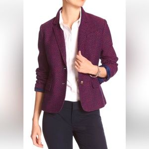 Banana Republic Women’s Red and Blue Blazer